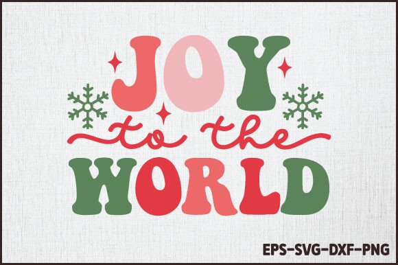 Download Joy to the World Svg Design - Premium Bundle