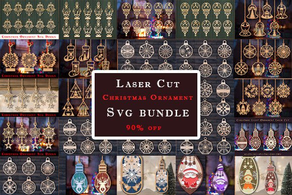 Download Laser Cut Christmas Ornament Svg Bundle - Christmas ornament svg bundle Collection