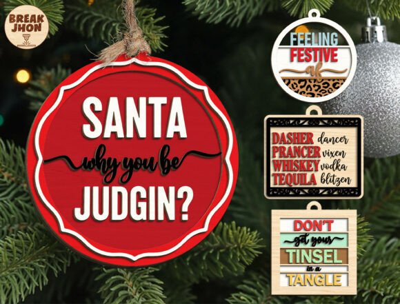 Download Funny Christmas Ornament SVG Bundle - Christmas ornament svg bundle Collection