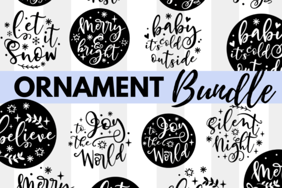 Download Christmas Ornament Svg Bundle, Woodslice - Christmas ornament svg bundle Collection