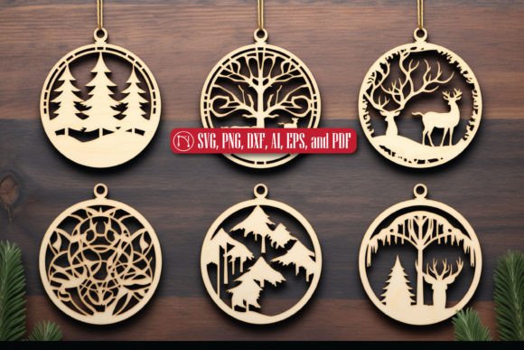 Download Laser Cut Christmas Ornament SVG Bundle - Christmas ornament svg bundle Collection