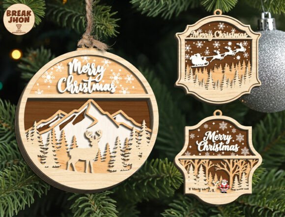 Download Merry Christmas Ornament SVG Bundle - Christmas ornament svg bundle Collection
